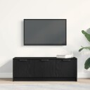  TV møbel Svart eik 102 x 35 x 36.5 cm Konstruert tre