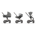 Cybex Priam Rosegold/Mirage Grey Komplett Barnevogn
