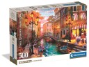 Clementoni Puslespill 500 Brikker Sunset Over Venice