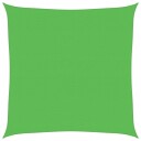 vidaXL Solseil 160 g/m² lysegrønn 6x6 m HDPE