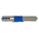 inkClub TOU840 Tonerkassett, erstatter Oki 44469706, cyan, 2.000 sider