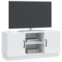  TV skap Hvit 102 x 34,5 x 47 cm Konstruert tre