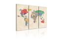 Bilde Italian names of countries 90x60 Artgeist sp. z o. o.