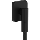 Hansgrohe FixFit Fine Q slangeuttak, matt sort