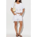 Frame Dame Shorts Hvit W26,