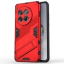Armor Serien OnePlus 12 Hybrid-deksel med Stativ Rød