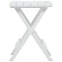 vidaXL Sammenleggbart hagebord 45,5x38,5x50 cm hvit