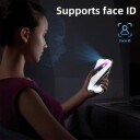 iPhone 15 Magnetisk Deksel med Herdet Glass Svart