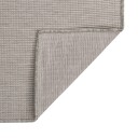vidaXL Utendørs flatvevd teppe 80x150 cm lysegrå