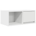 TV benk hvit 60x31x25,5 cm konstruert tre