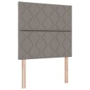  LED Hodegjerde Diamantblokker Design Taupe 90 cm Stoff