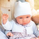 Asi Leo Babydukke Med Dress Og Jakke 46 cm Fra 3 År Blå