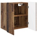 vidaXL Vegghengt skap Gammelt tre 59 x 31 x 64 cm Konstruert tre