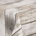 Voksduk plankemotiv   Beige Beige