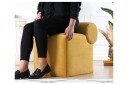 Linburg Sittepuff 45 cm   Gul