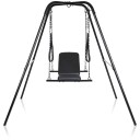 Master Series Throne Justerbar Sexhuske med Stativ Black
