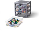 LEGO Oppbevaringshylle 3 Skuffer Dark Grey