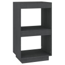 vidaXL Bokhylle gr? 40x35x71 cm heltre furu