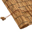 vidaXL Rullegardin Brun 120 x 220 cm Siv