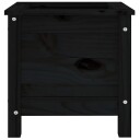 Hageplantekasse svart 40x40x39 cm heltre furu
