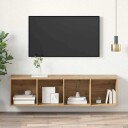  Vegghengt TV skap artisan eik 37 x 37 x 142.5 cm Konstruert tre