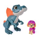 Paw Patrol Roaring Pup Pals Skye Figurer med Spinosaurus og Lyd Effekter