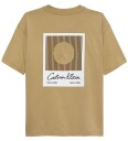 Calvin Klein T skjorte   Polaroid   Sandy Beige   Calvin Klein   12 år 152   T skjorte Brun