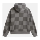 VANS Tonal Check Stretch Logo Pullover   PEWTER   S