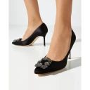 Manolo Blahnik Dame Sko Svart 40 EU,