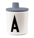 Design Letters Lokk til ABC Melaminkopp, Blå