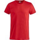 Basic T-Shirt Rød 4XL