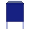vidaXL TV-benk marineblå 105x35x50 cm stål