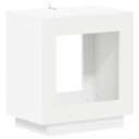 vidaXL Sidetabell Hvit 60 x 40 x 65 cm Konstruert tre