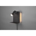 Element LED Vegglampe Svart