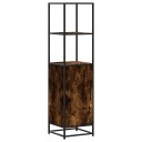  Highboard røkt eik 35,5x35x139 cm konstruert tre og metall 8721102841057