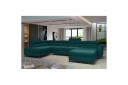 Seksjon Eltap Josette 360x200x92 cm   Mat Velvet 75 Grønn Venstre