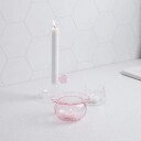 Christiania 1739 Lyslykt 5cm Klar med Rosa Prikker 2pk