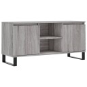  TV benk grå sonoma 104x35x50 cm konstruert tre
