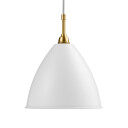 Gubi BL9M Soft White Semi Matt/Brass