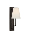 Visual Comfort Rui Sconce Aged Iron/Linen Shade