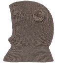 Huttelihut Balaclava Windstop Pompoms   Brown   50\12/24M