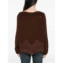 Ermanno Scervino Dame Strikkevarer Brun S,