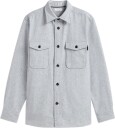 Tommy Hilfiger Cpo Classic Fit Icon Collar   LIGHT GREY HEATHER   XL