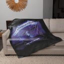 Rocksax Metallica Ride the Lightning Sherpa Fleece Blanket 60 in x 80 in 78899442
