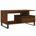  Salongbord brun eik 90x49x45 cm konstruert tre 8721012113466
