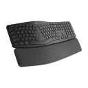 Logitech ERGO K860 Ergonomisk Trådløst Tastatur med Håndleddstøtte - Nordisk - Svart