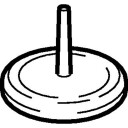 50 mm pluggstykke svart PEH Geberit