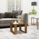  Sidebord røkt eik 50x50x35 cm konstruert tre 825825