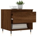  Salongbord brun eik 50x46x50 cm konstruert tre 8721012112179