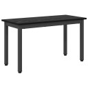 vidaXL benk Svart Eik 80 x 35 x 45 cm Konstruert tre